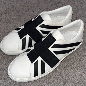 Burberry Cedbury Union Jack Leather Sneakers Men's Sz. EU 42.5 - US 9 - EUC